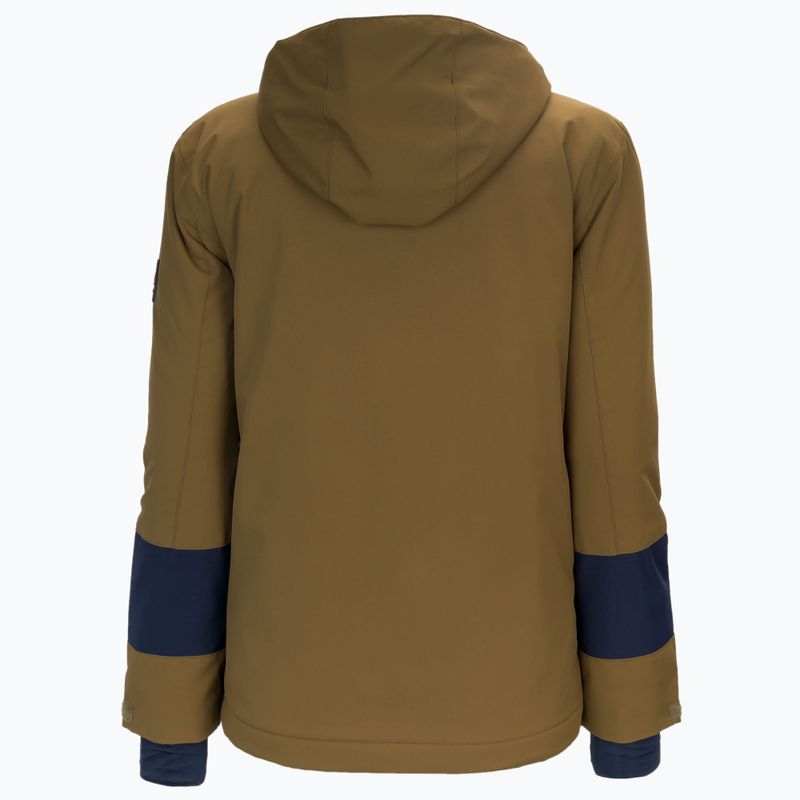 Quiksilver Steeze žalia vaikiška snieglenčių striukė EQBTJ03124 2