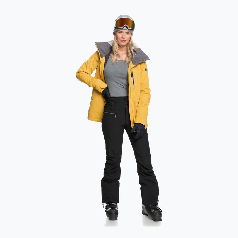 Moteriška snieglenčių striukė ROXY Presence Parka golden 3