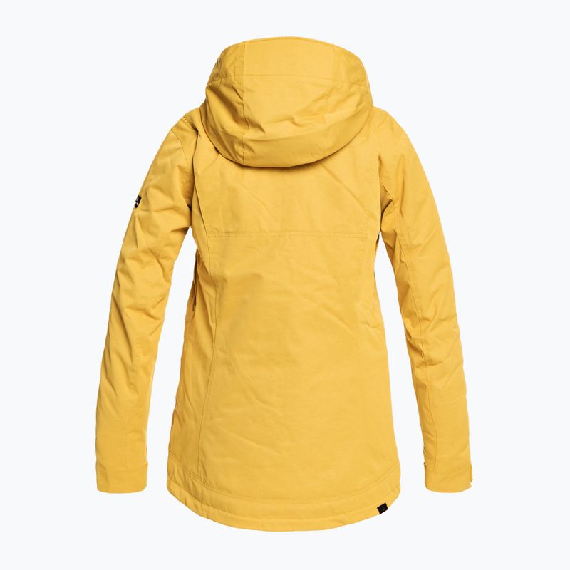Moteriška snieglenčių striukė ROXY Presence Parka golden 10