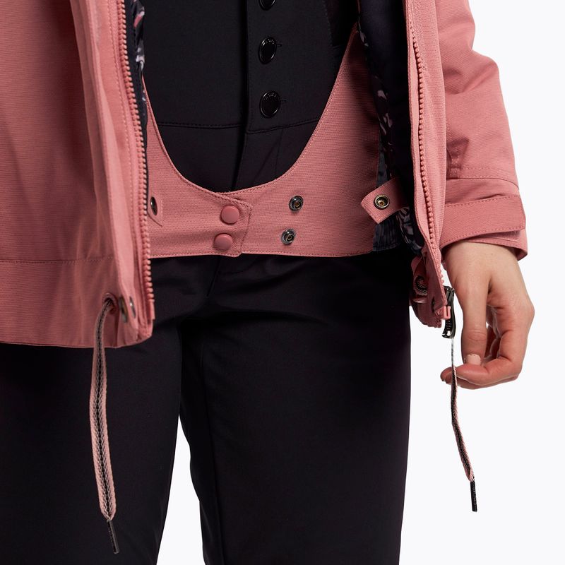 Moteriška snieglenčių striukė ROXY Meade dusty rose 11