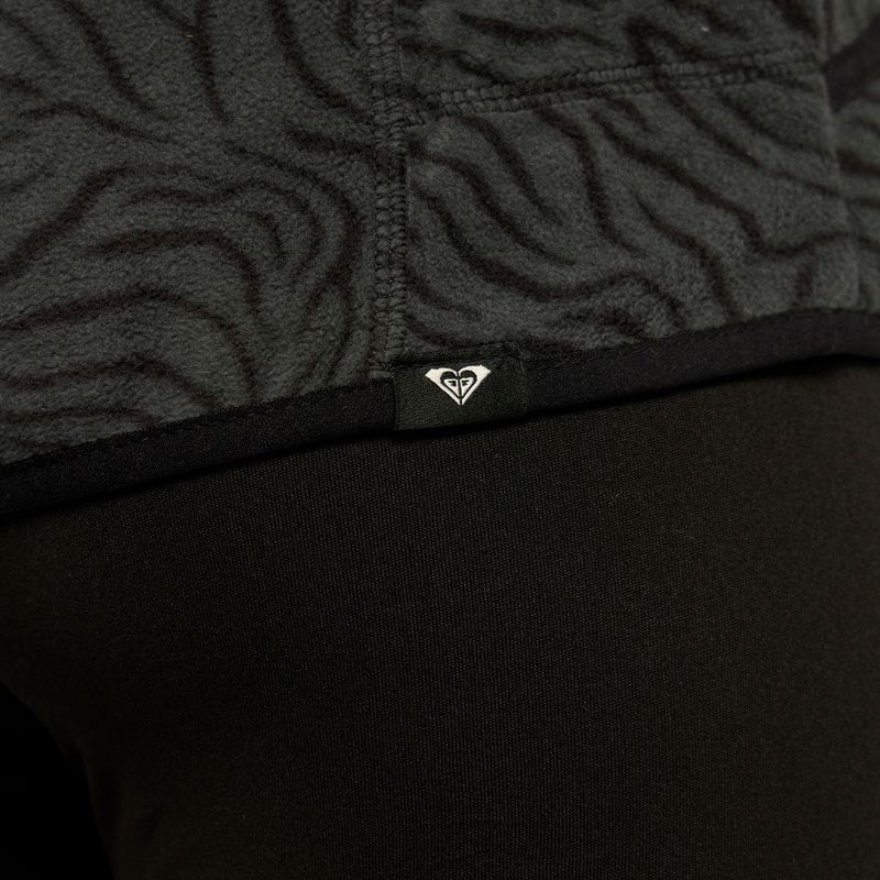 Moteriški snieglenčių marškinėliai ROXY Cascade true black zebra print 6