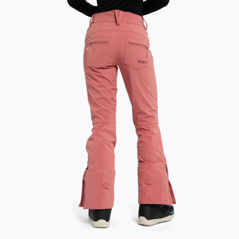 Moteriškos snieglenčių kelnės ROXY Creek dusty rose 4