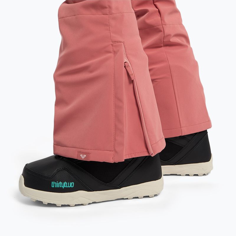 Moteriškos snieglenčių kelnės ROXY Creek dusty rose 5