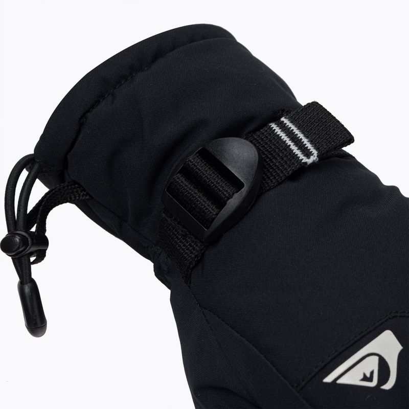 Quiksilver Mission J vaikiškos snieglenčių pirštinės juodos EQBHN03030 6