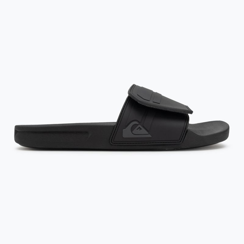 Vyriškos šlepetės Quiksilver Rivi Slide Adjust black/grey/black 2