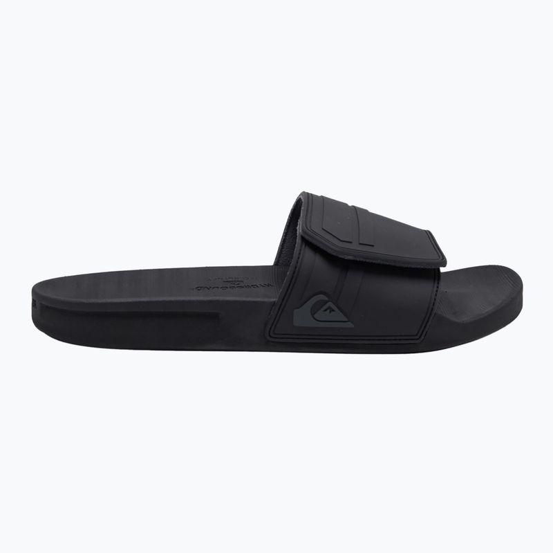 Quiksilver Rivi Slide Adjust black/grey/black vyriškos šlepetės