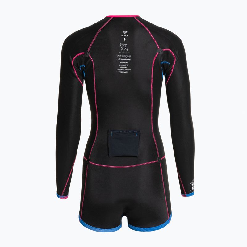 Moteriškas ROXY 1.5 Popsurf FZ LS SP QLCK mėlynas hidrokostiumas 5