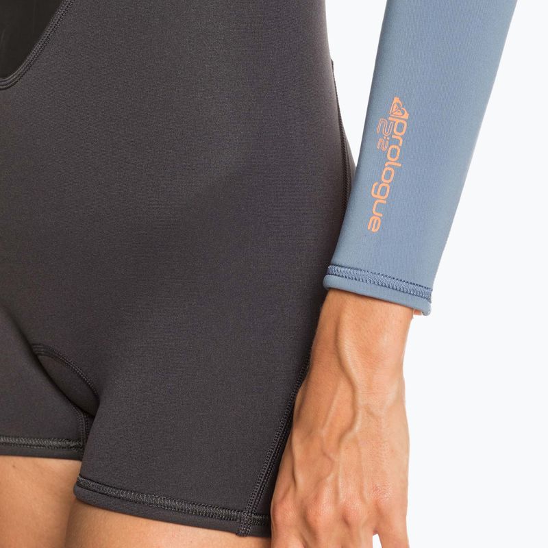 ROXY moteriškas 2/2 Prologue BZ LS SP FL cloud black/powderdgrey/sunglow hidrokostiumas 4