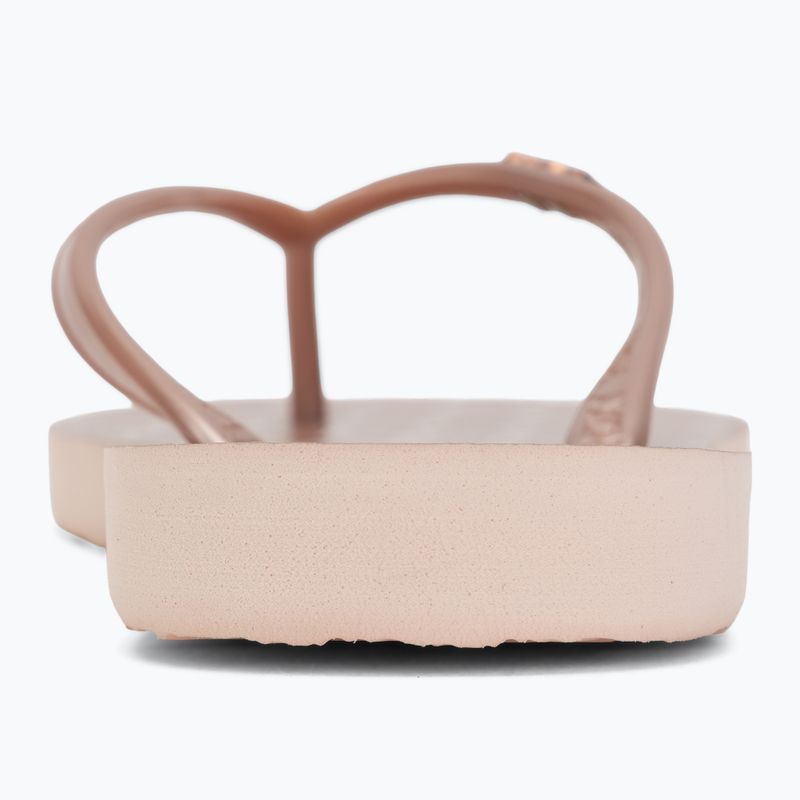 Vaikiškos šlepetės per pirštą ROXY Viva VI rose gold 6