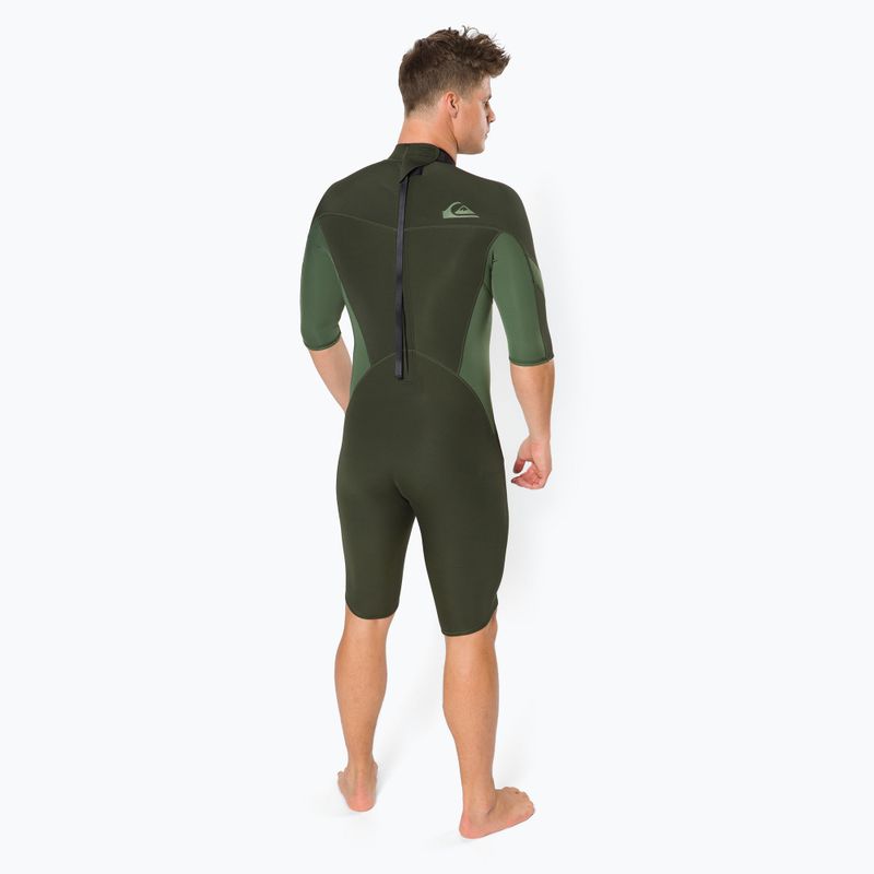 Quiksilver Syncro 2/2 mm vyriškos plaukimo putos žalia EQYW503013-XCCG 2