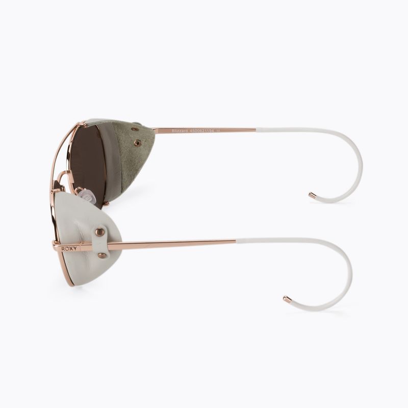 Moteriški akiniai nuo saulės ROXY Blizzard shiny rose gold/white/ml sup pi 4