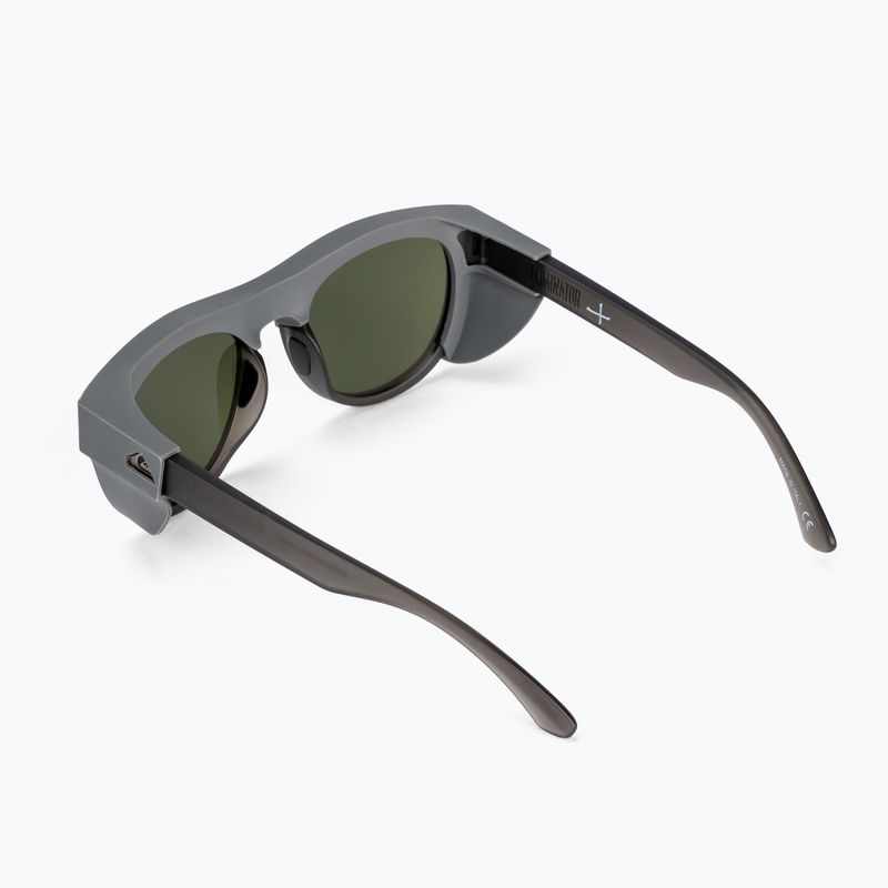 Quiksilver Eliminator+ matiniai krištolo dūmų/žalios spalvos akiniai nuo saulės EQYEY03150-XSSG 2