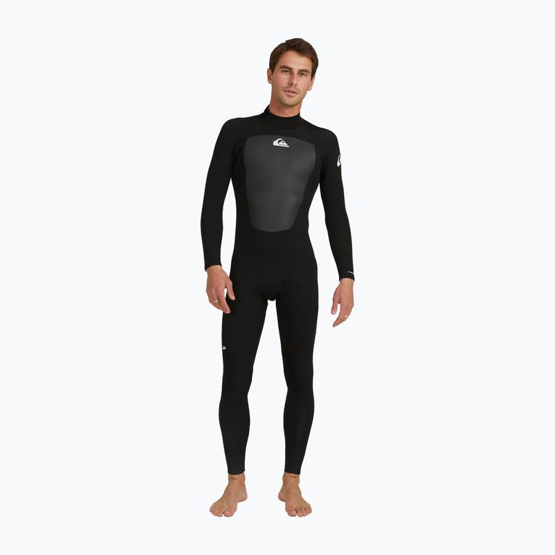 Quiksilver Prologue 4/3 mm vyriškas plaukimo hidrokostiumas juodas EQYW103133-KVD0 6