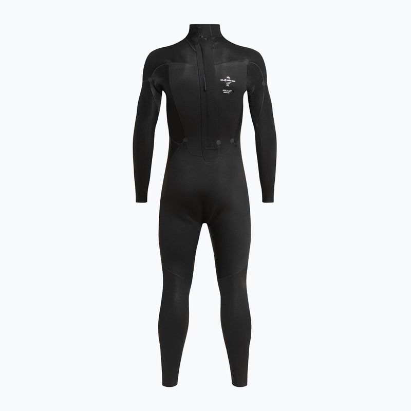 Quiksilver Prologue 4/3 mm vyriškas plaukimo hidrokostiumas juodas EQYW103133-KVD0 5