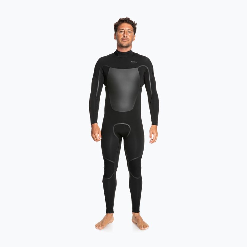 Quiksilver Vyriški maratono marškinėliai Marathon Sessions 3/2 mm Swim Foam Black EQYW103119