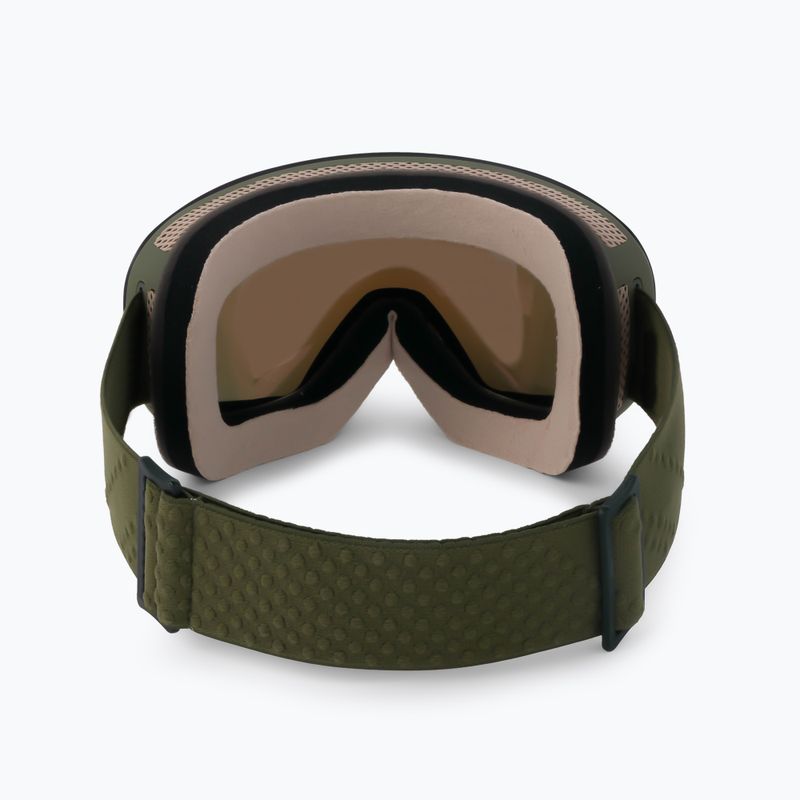 Moteriški snieglenčių akiniai ROXY Popscreen Cluxe J burnt olive/sonar ml revo red 3