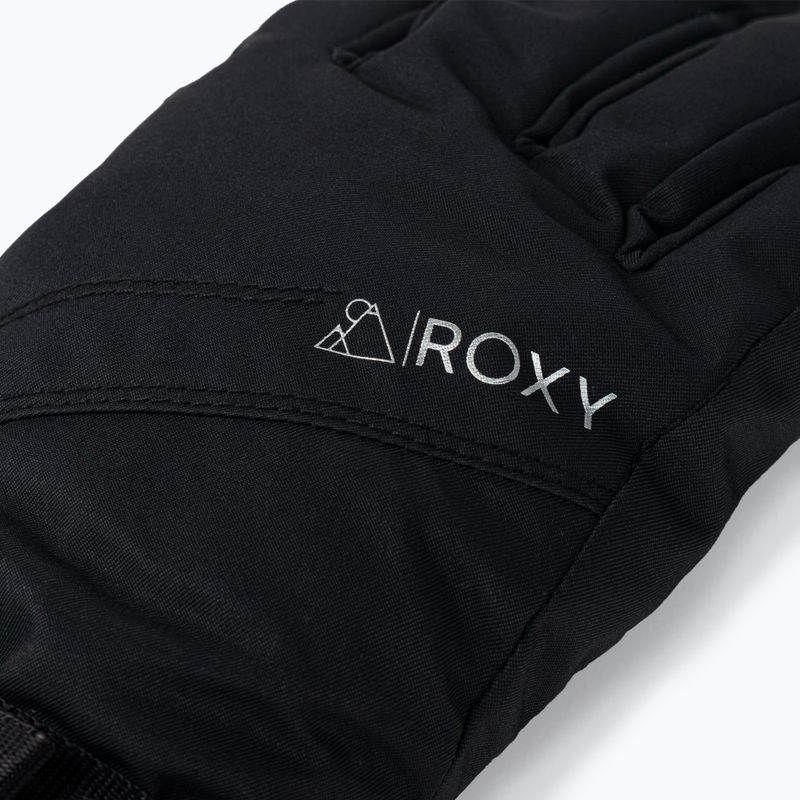 Moteriškos snieglenčių pirštinės ROXY Gore Tex Fizz true black 4