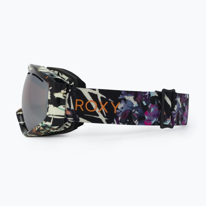 Moteriški snieglenčių akiniai ROXY Sunset ART J true black superlights /amber rose ml super silver 4