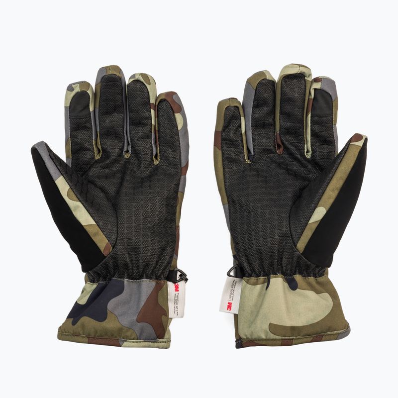 Vyriškos DC Franchise woodland/camo/castlerock snieglenčių pirštinės 2