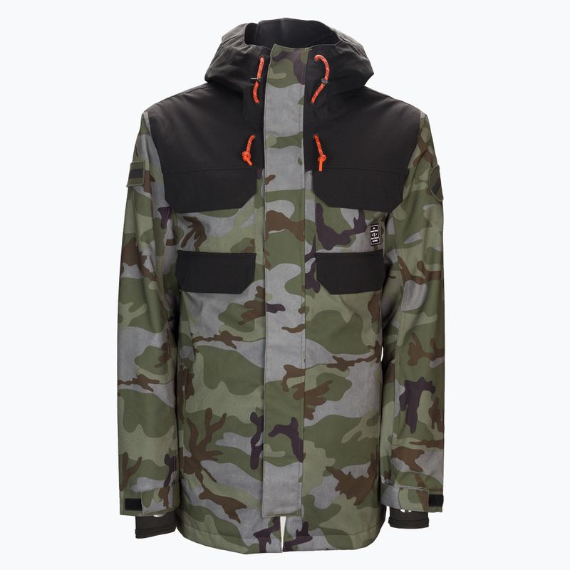 Vyriška DC Haven woodland camo castlerock snieglenčių striukė