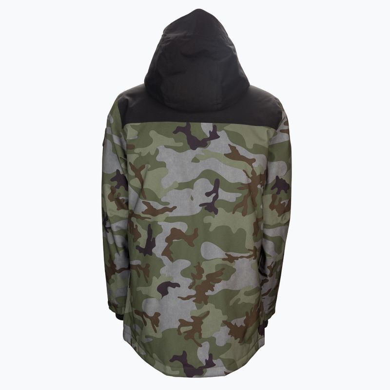 Vyriška DC Haven woodland camo castlerock snieglenčių striukė 2