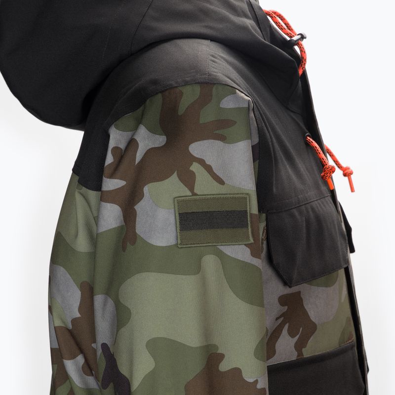 Vyriška DC Haven woodland camo castlerock snieglenčių striukė 4