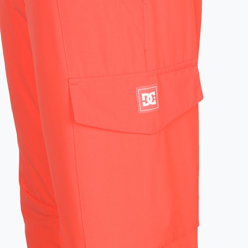 Moteriškos snieglenčių kelnės DC Nonchalant hot coral 9