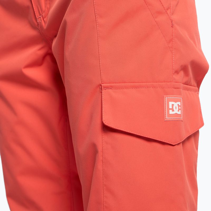 Moteriškos snieglenčių kelnės DC Nonchalant hot coral 5