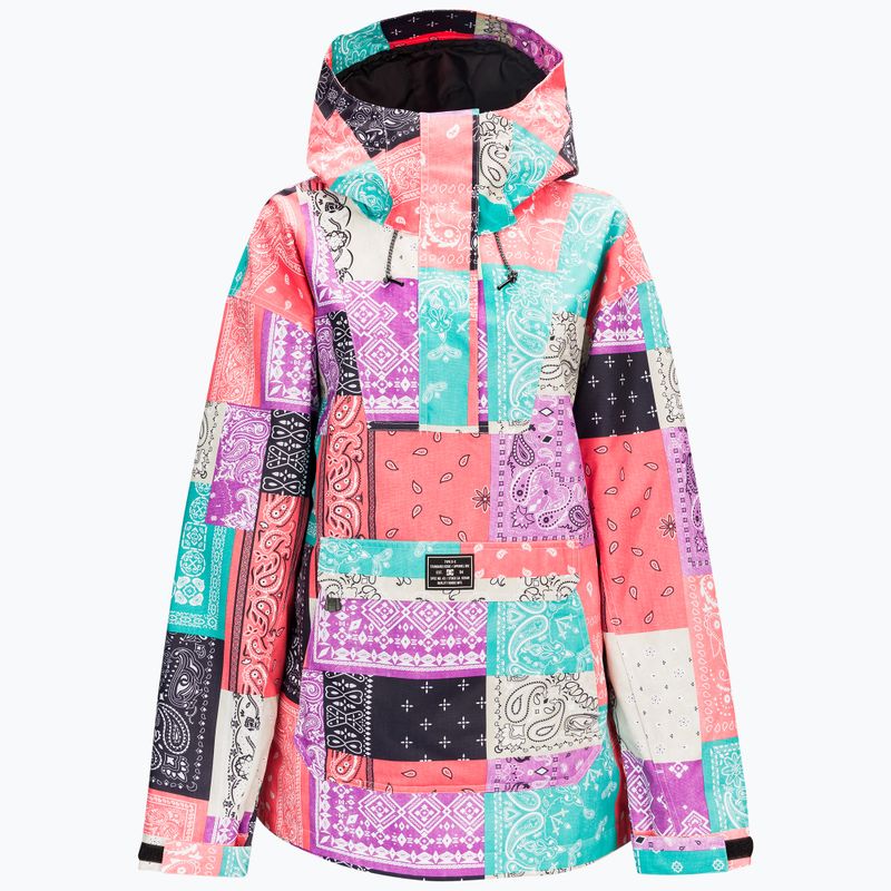 Moteriška DC Savvy Anorak wmns/multi bandana snieglenčių striukė