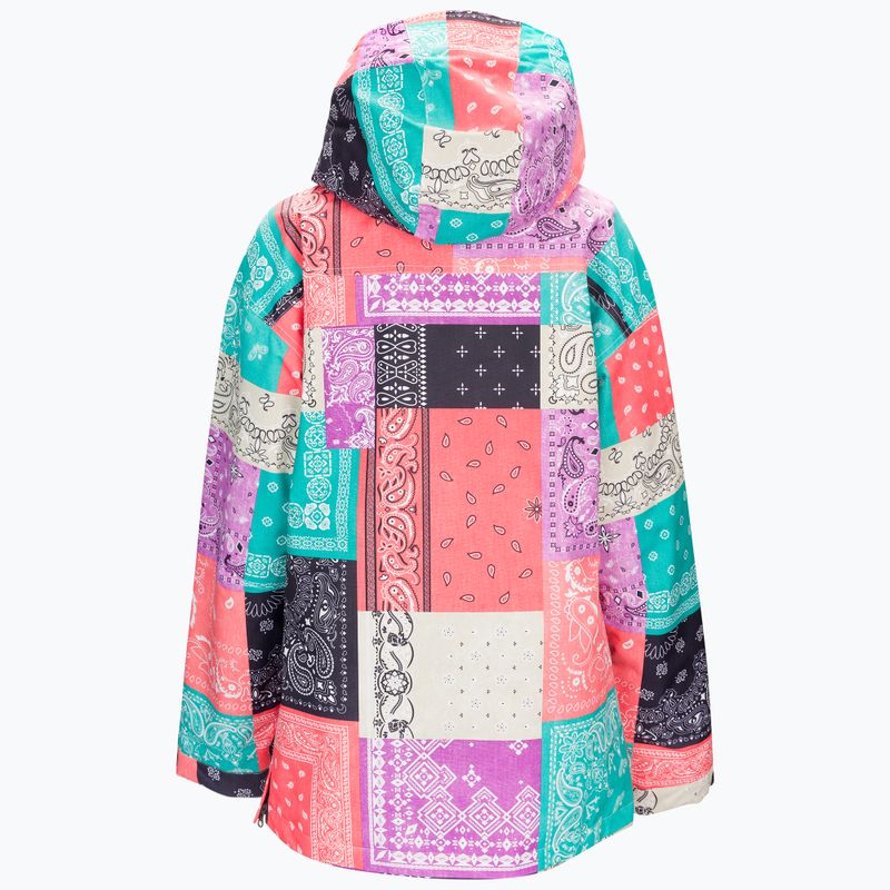 Moteriška DC Savvy Anorak wmns/multi bandana snieglenčių striukė 2