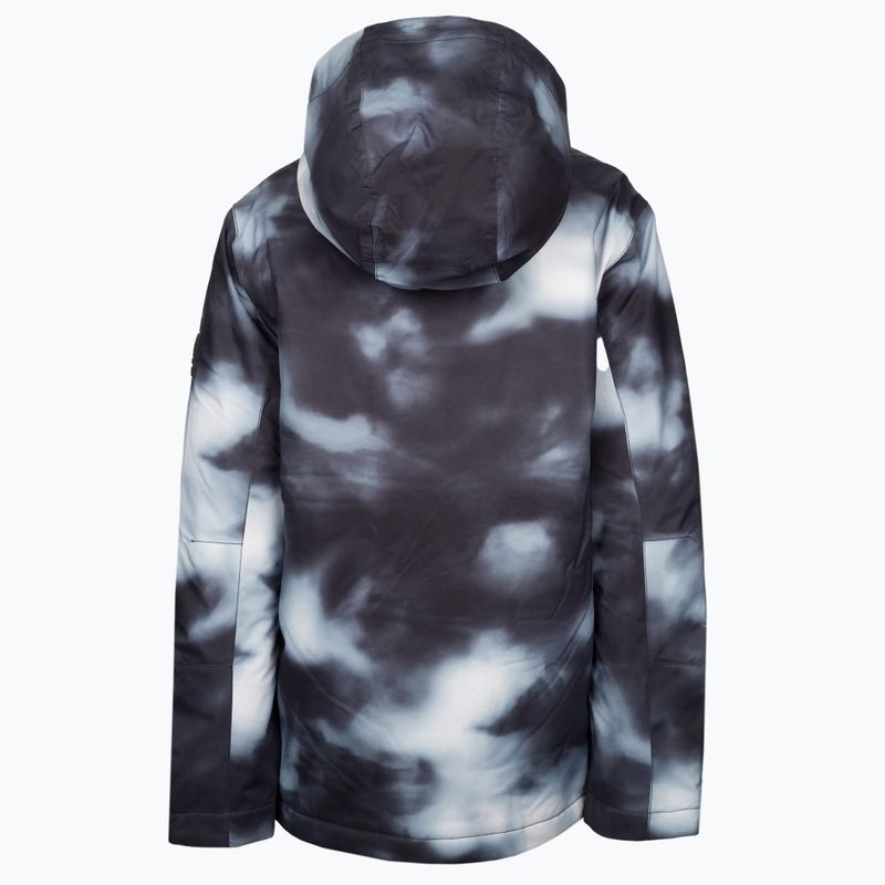 Quiksilver Mission vaikiška snieglenčių striukė su spauda Black EQBTJ03148 2