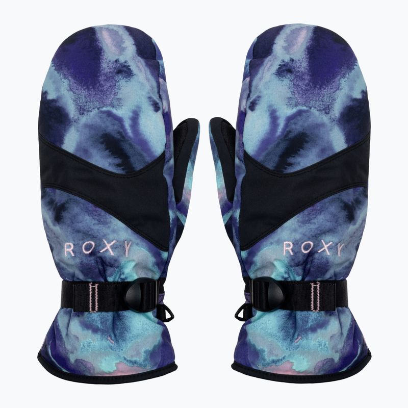 Moteriškos snieglenčių pirštinės ROXY Jetty blue/purple/pink/black 2