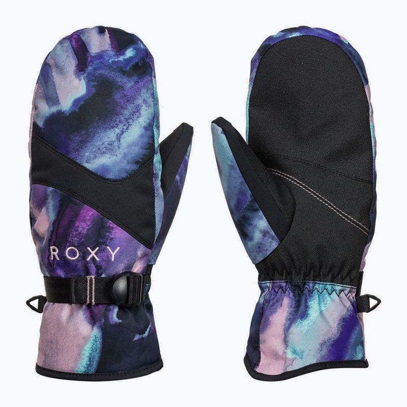 Moteriškos snieglenčių pirštinės ROXY Jetty blue/purple/pink/black 5