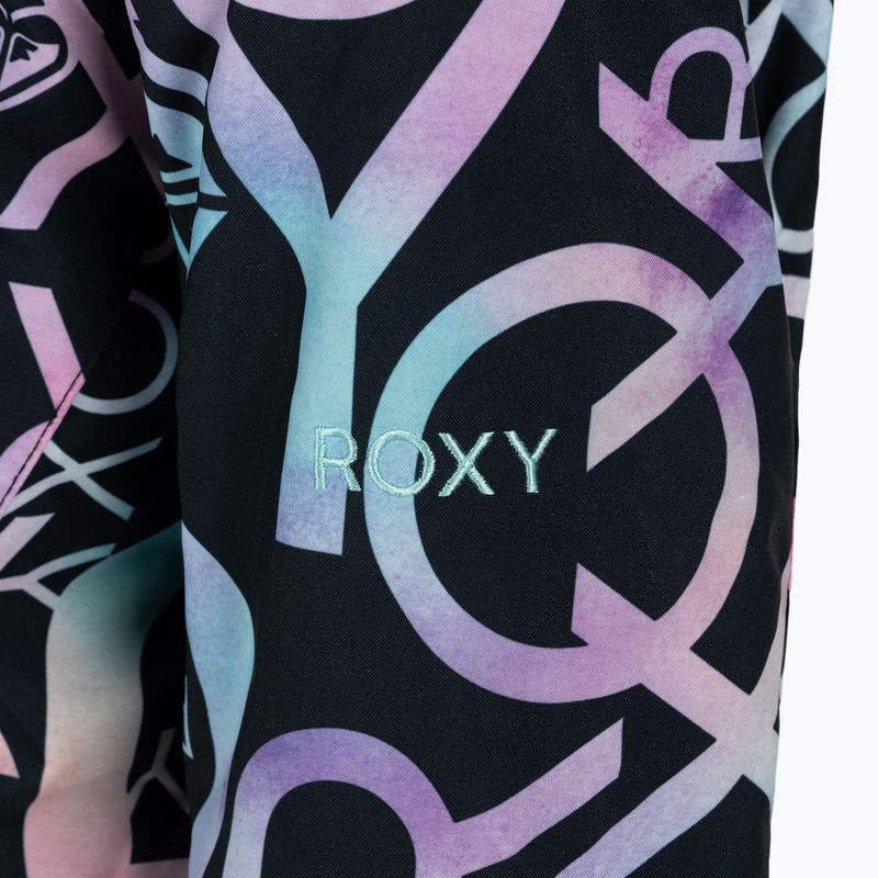 Vaikiška snieglenčių striukė ROXY Jet Ski juoda 6