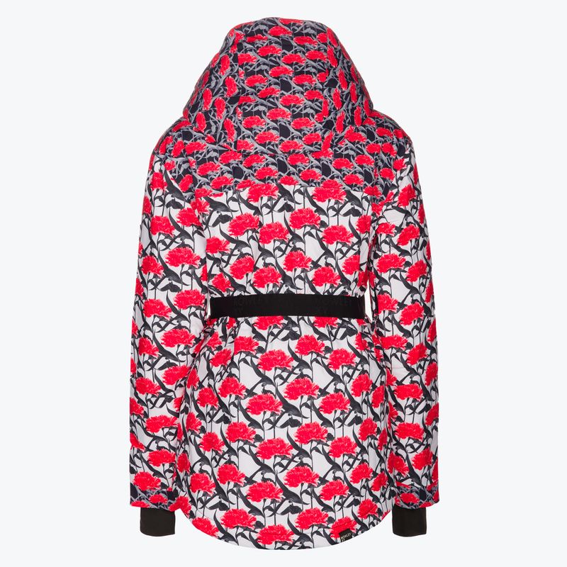 Moteriška snieglenčių striukė ROXY Rowley X Ski Parka bright white/white red 15