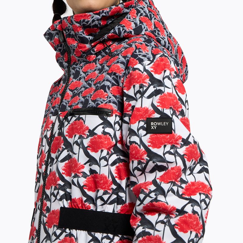 Moteriška snieglenčių striukė ROXY Rowley X Ski Parka bright white/white red 6