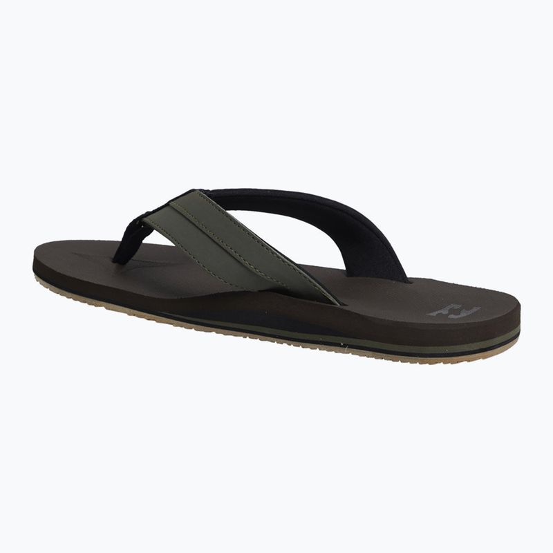 Vyriškos šlepetės per pirštą Billabong All Day Impact chocolate MFOT1BAD-CHO 10