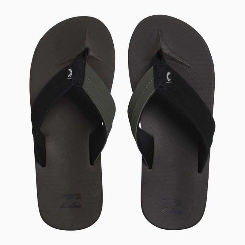 Vyriškos šlepetės per pirštą Billabong All Day Impact chocolate MFOT1BAD-CHO 11