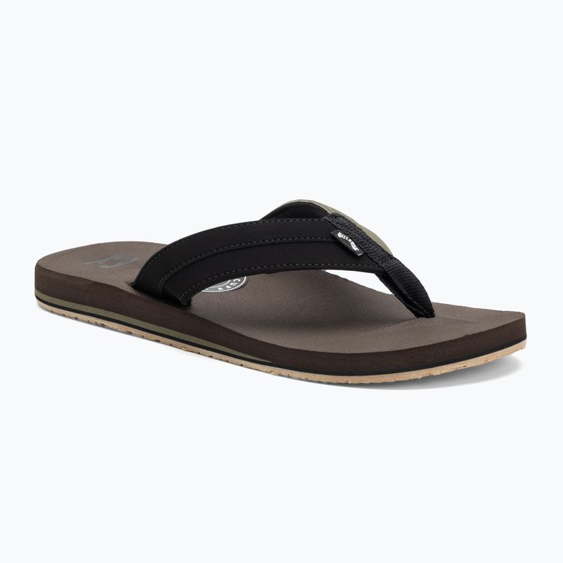 Vyriškos šlepetės per pirštą Billabong All Day Impact chocolate MFOT1BAD-CHO