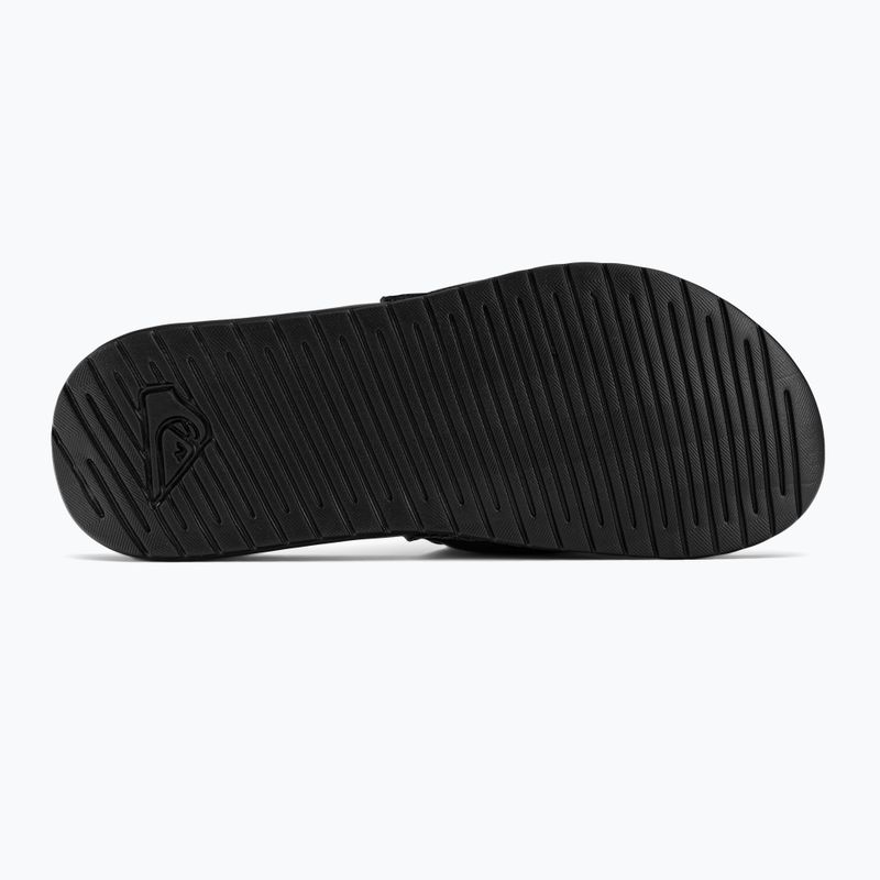 Quiksilver vyriškos Bright Coast Slide solid black šlepetės 5