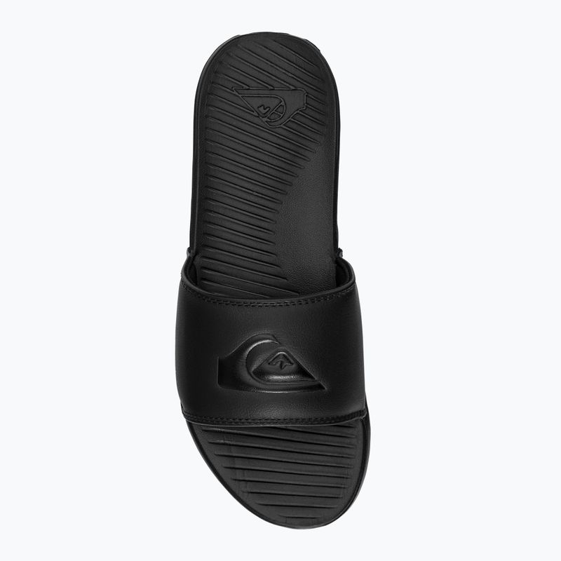Quiksilver vyriškos Bright Coast Slide solid black šlepetės 6