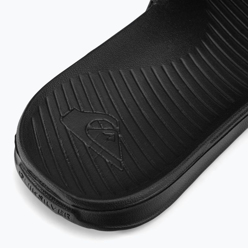 Quiksilver vyriškos Bright Coast Slide solid black šlepetės 8
