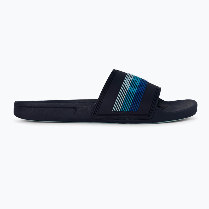 Quiksilver vyriškos Rivi Wordmark Slide blue/blue/blue šlepetės 2