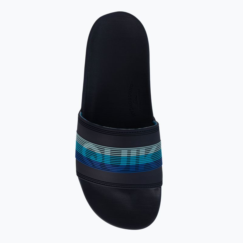 Quiksilver vyriškos Rivi Wordmark Slide blue/blue/blue šlepetės 6