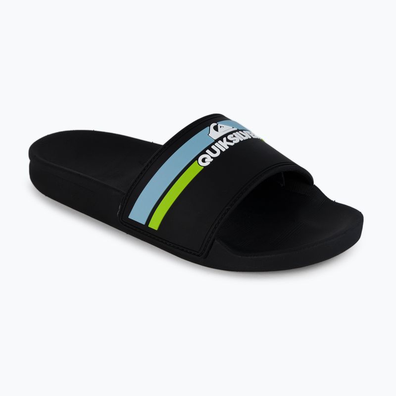 Quiksilver Rivi Slide vaikiškos šlepetės black/orange/blue