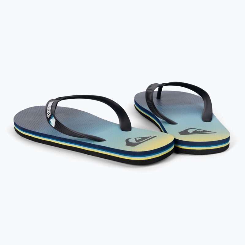Quiksilver Molokai Newwave vyriškos šlepetės black/blue/blue 3