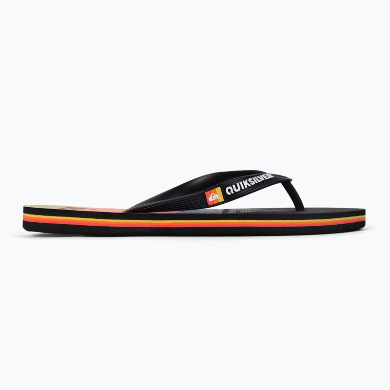 Vyriškos šlepetės Quiksilver Molokai Panel black 2