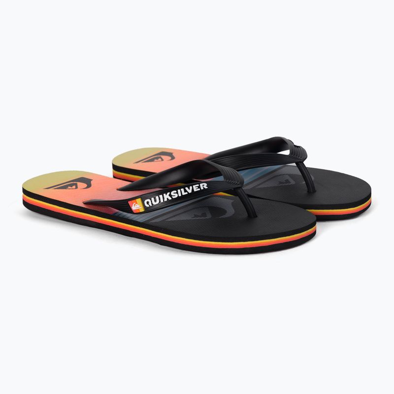 Vyriškos šlepetės Quiksilver Molokai Panel black 5