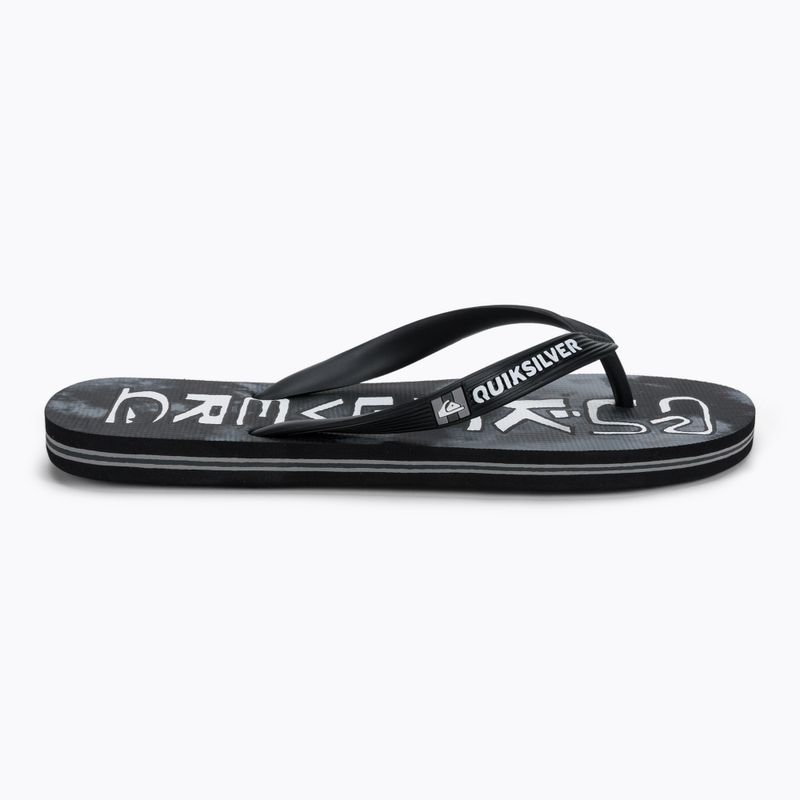 Vyriškos šlepetės Quiksilver Molokai Acid Drop black 2