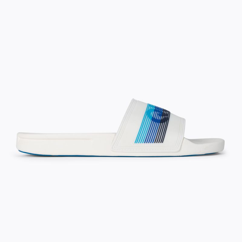 Quiksilver vyriškos Rivi Wordmark Slide white/white/blue šlepetės 2